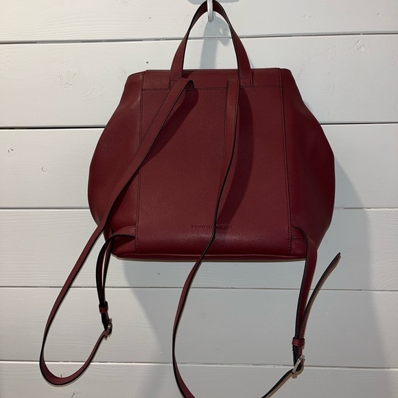 🚨DANIELLE NICOLE red Nolan  leather backpack🚨 - Picture 8 of 9